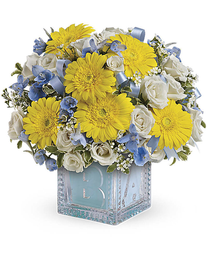 Baby\'s First Block by Teleflora - Blue