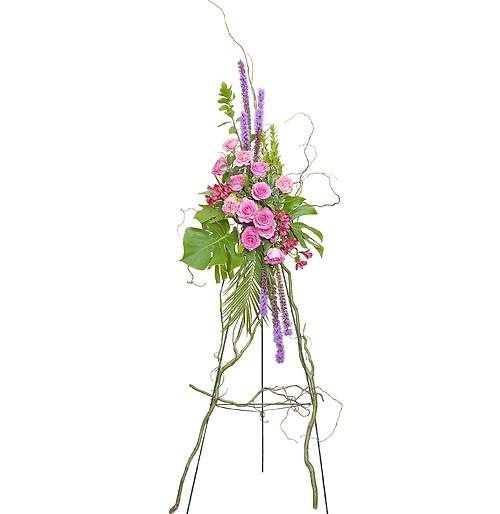 Peaceful Pink Standing Spray