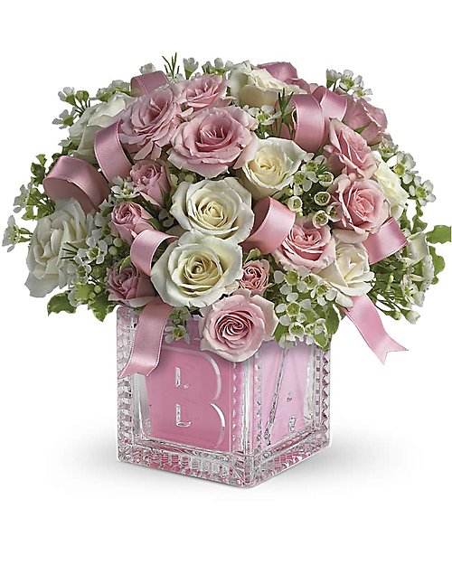 Baby\'s First Block by Teleflora - Pink
