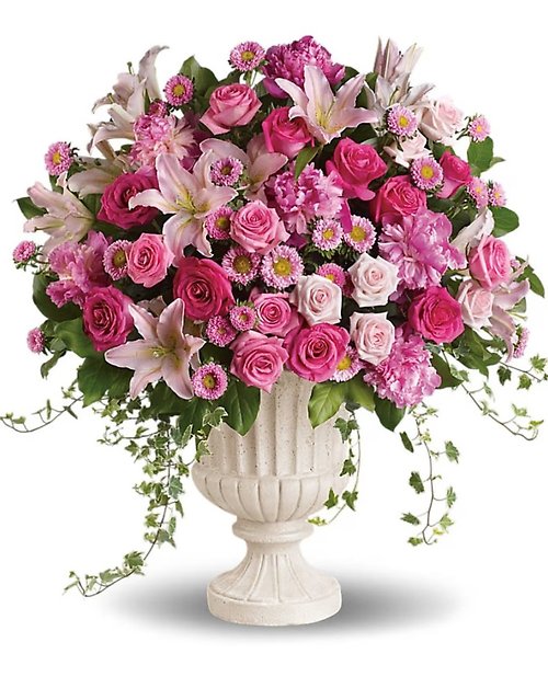 Passionate Pink Garden Arrangement