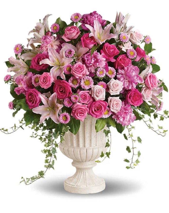 Passionate Pink Garden Arrangement