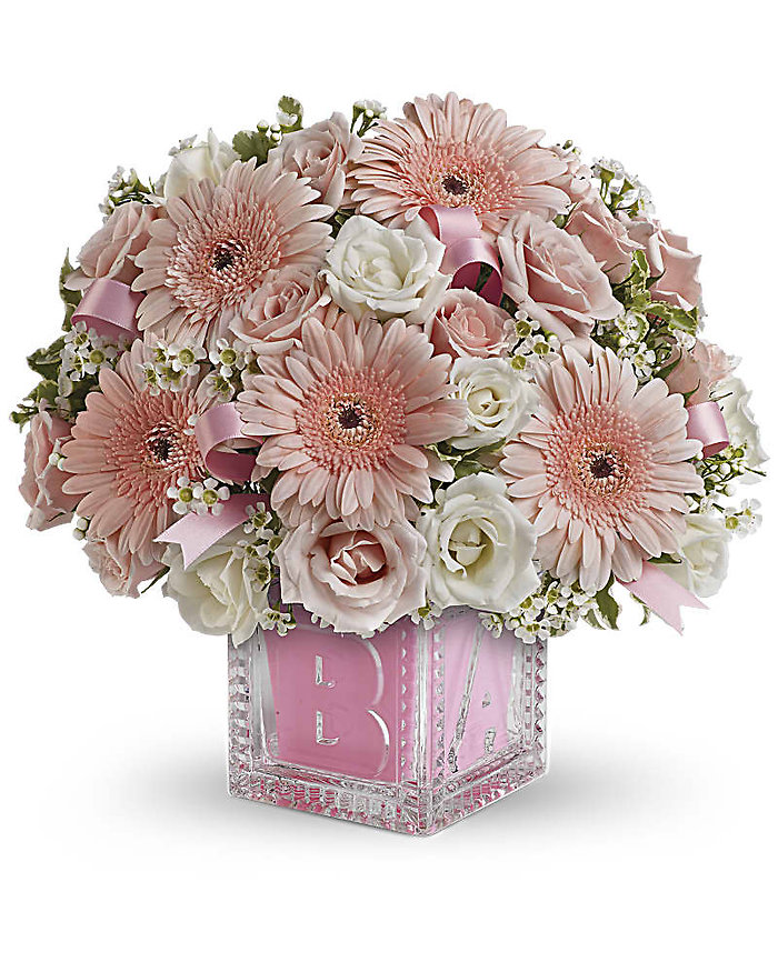 Baby\'s First Block by Teleflora - Pink