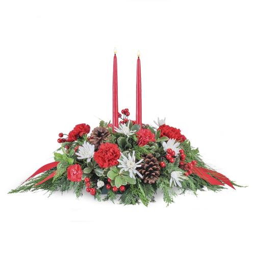 Double Candle Centerpiece