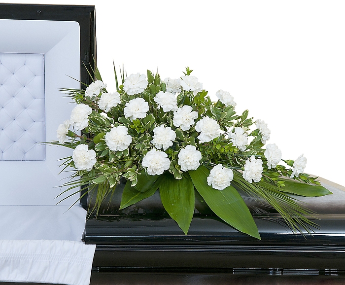 Simple Love Casket Spray