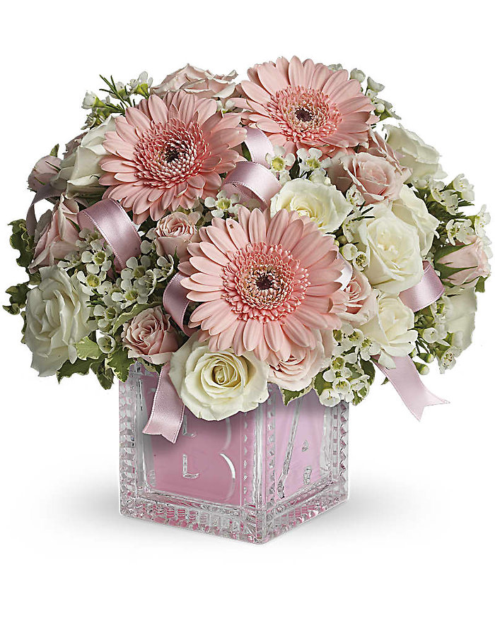 Baby\'s First Block by Teleflora - Pink