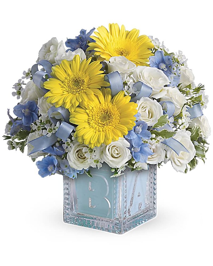 Baby\'s First Block by Teleflora - Blue