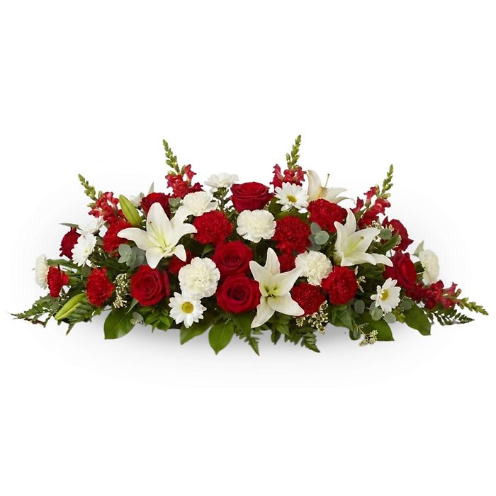 Heartfelt Devotion Casket Spray