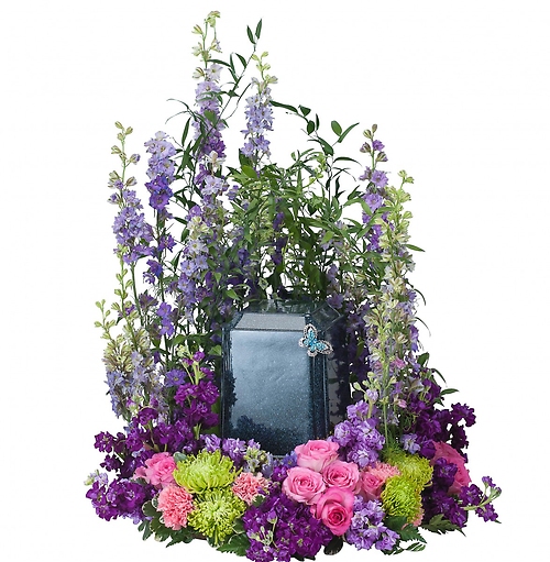 Forever Cherished Blue Urn Surround